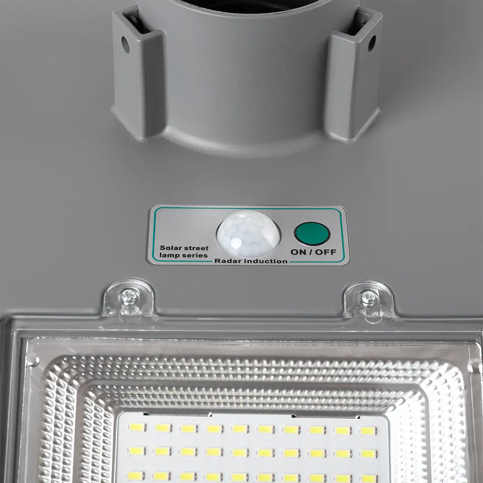 LuminÃ¡ria Solar LED 150W 15000Lm 4000ÂºK IP67 Painel: 6V 18W Bateria: 3,2V 15000MaH Cinza 3