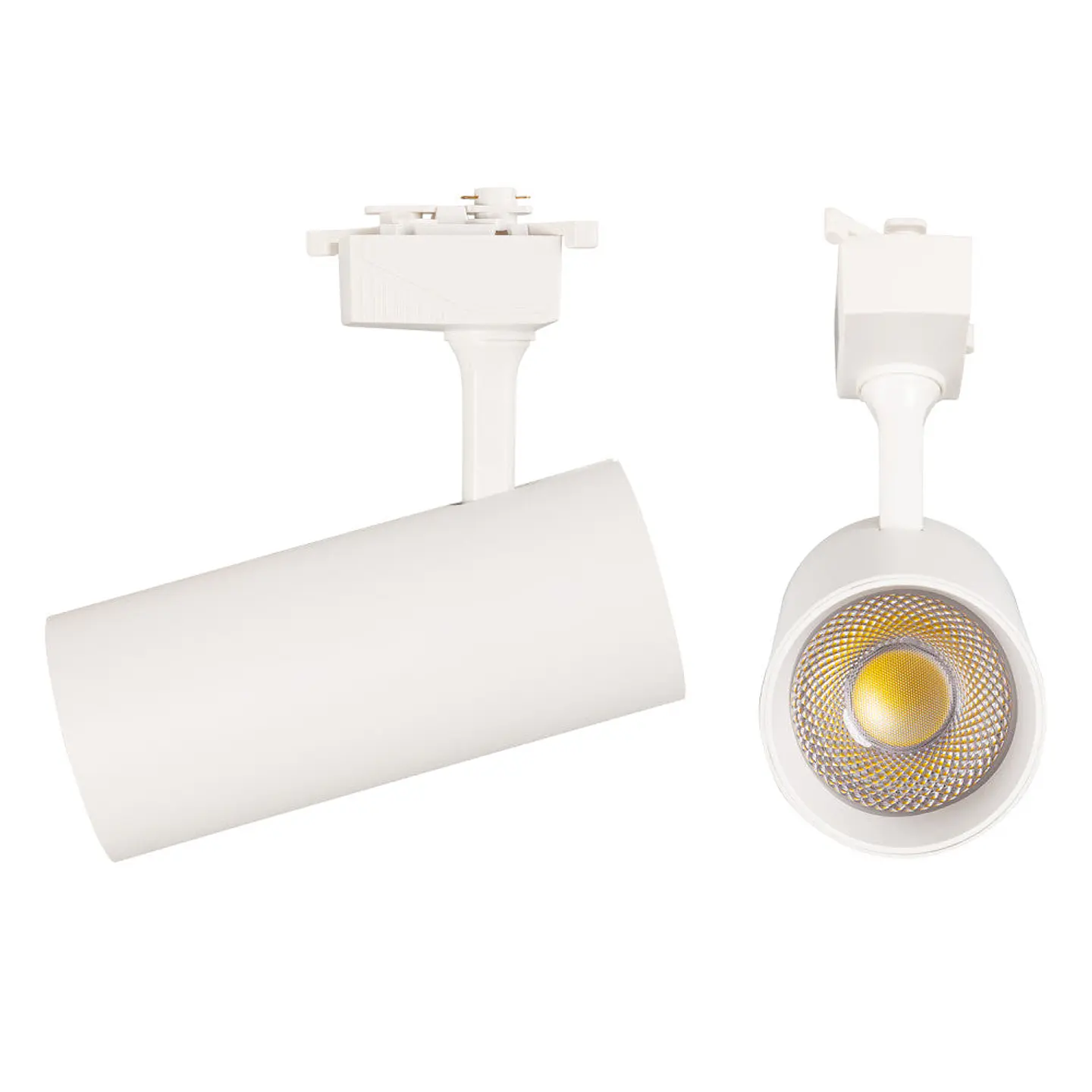 LuminÃ¡ria de trilho COB monofÃ¡sica de 30 W, Dimmable, sem cintilaÃ§Ã£o, branca, CCT (tom de luz regulÃ¡vel) 3000-6000ÂºK [1916-TL-3 5