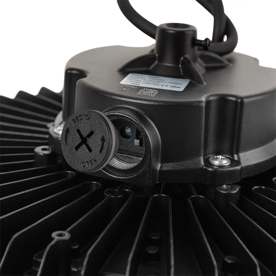 CampÃ¢nula LED 200W (120W-160W-200W) 34000Lm 5000ÂºK Intensidade/Ã‚ngulo de Abertura AjustÃ¡vel IP65 50000H [1177-HB-JL16AL-200W-CW] 7