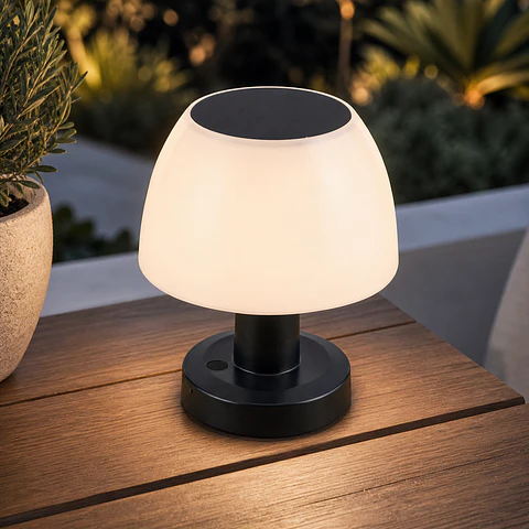 Candeeiro de mesa solar 20-200Lm 4000K IP54 5V 0,6W [HO-PHL-1902]