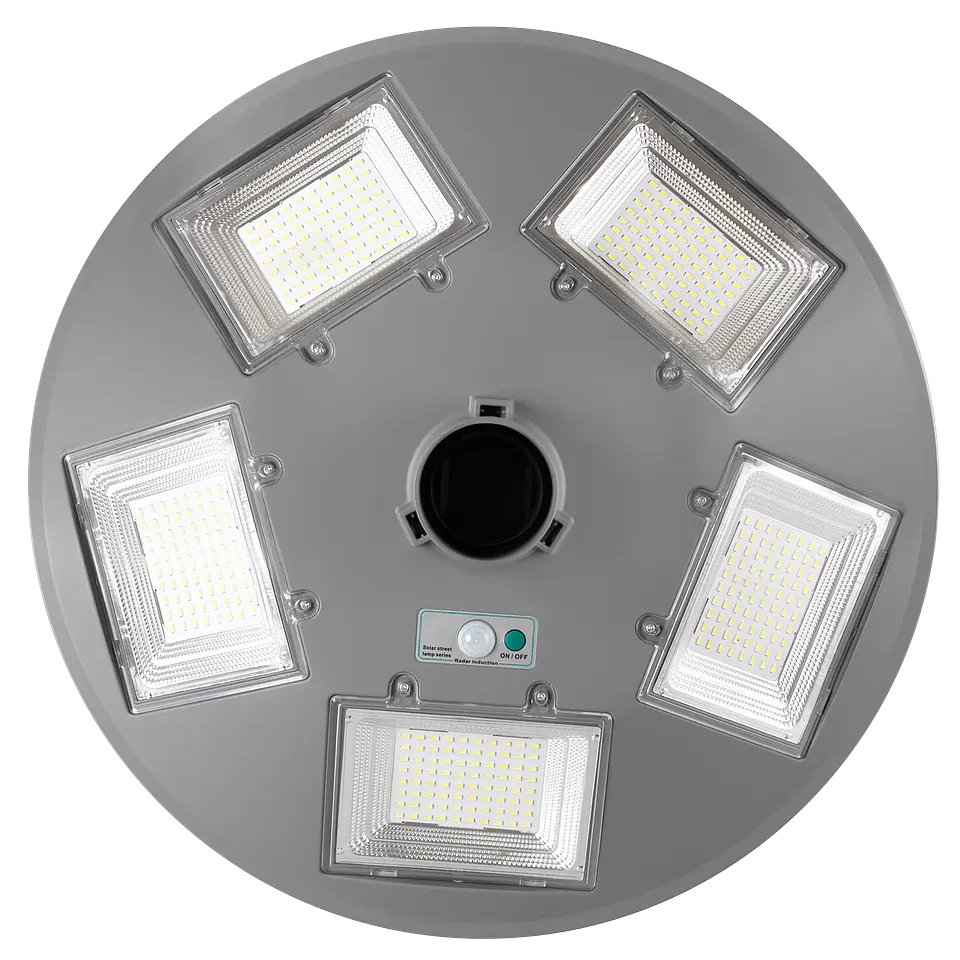 LuminÃ¡ria Solar LED 150W 15000Lm 6000ÂºK IP67 Painel: 6V 18W Bateria: 3,2V 15000MaH Cinza 4