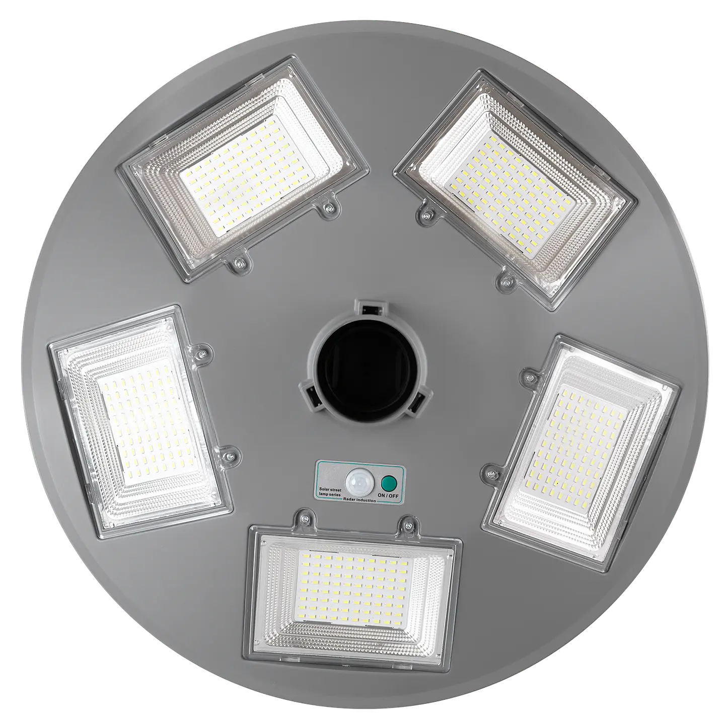 LuminÃ¡ria Solar LED 150W 15000Lm 4000ÂºK IP67 Painel: 6V 18W Bateria: 3,2V 15000MaH Cinza 4