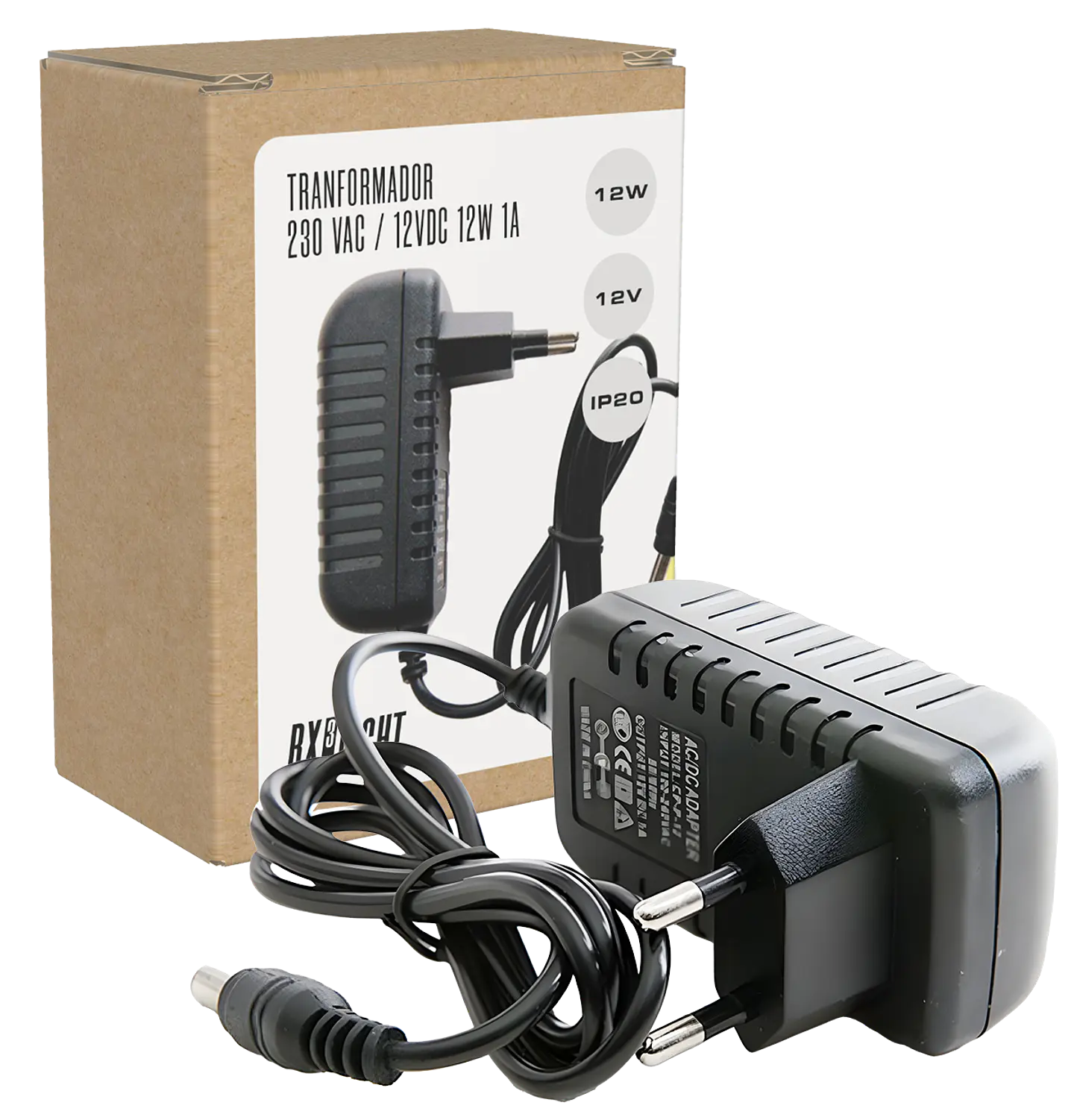 Transformador LED 230VAC/12VDC 12W 1A  [BX3-KDTR1212W] 1