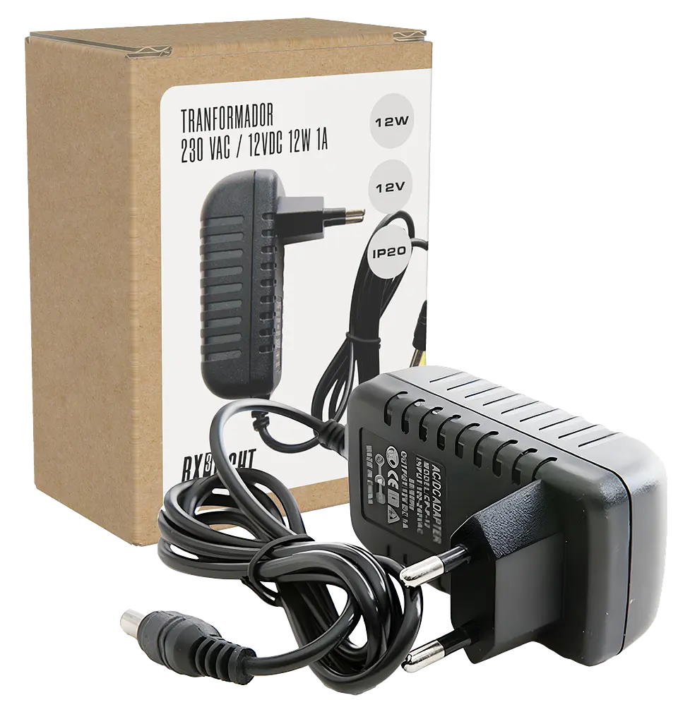 Transformador LED 230VAC/12VDC 12W 1A  [BX3-KDTR1212W] 1