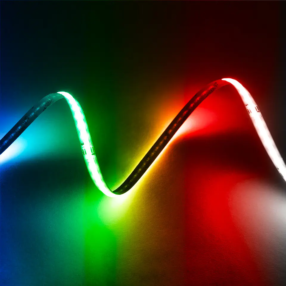 Fita LED COB 5M 16W/M 672Lm/M RGB IP20 24VDC [SKY-FSLCOB-672L-10mm-RGB] 1