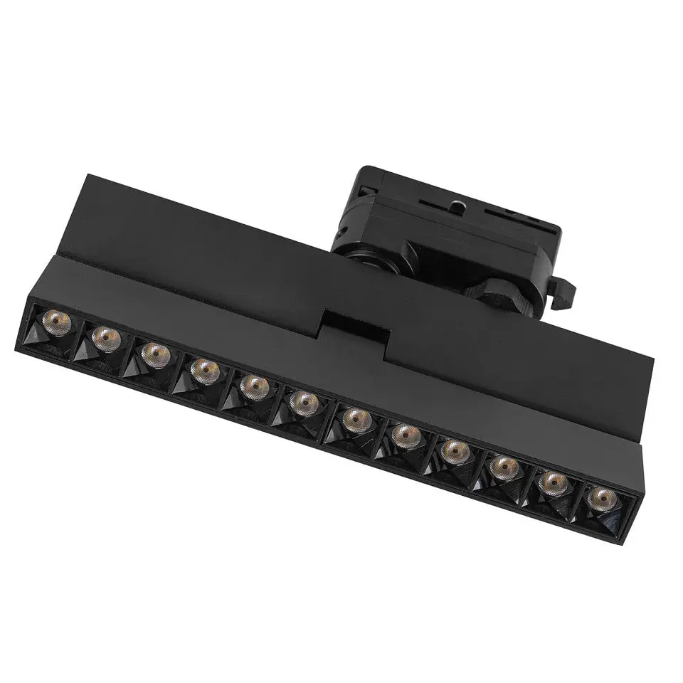 Epistar 5054 12W 1200Lm CCT (tom de luz Regulavel) TRIAC Lumiaria de trilho linear LED trifÃ¡sica [1916-TL-12W-3F-CCT] 2