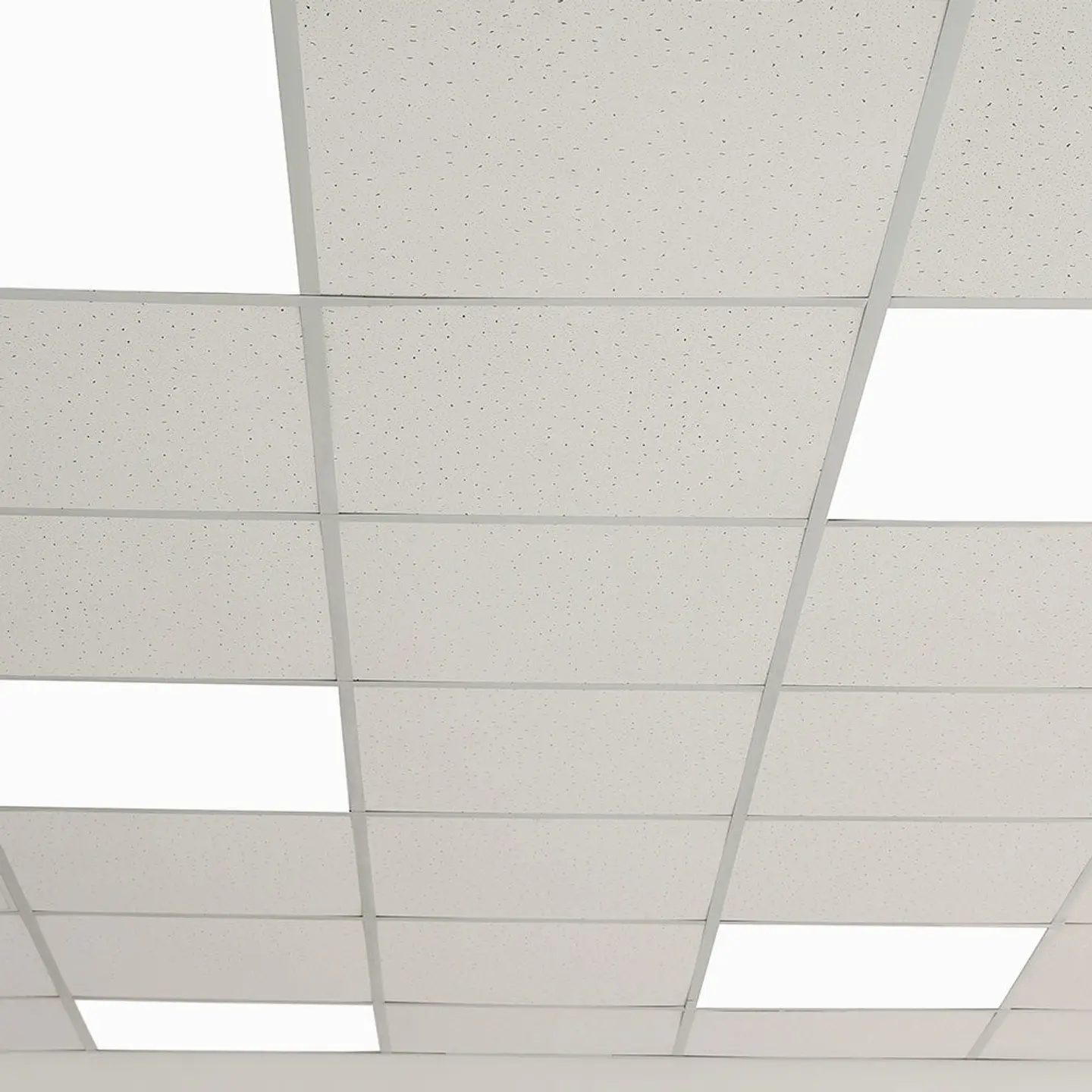 Pack 10 Painel LED 40W 4.400Lm 6000ÂºK 60x60Cm TreliÃ§a UGR19 40.000H [HO-PG-600x600-40W-CW-PK10] 6