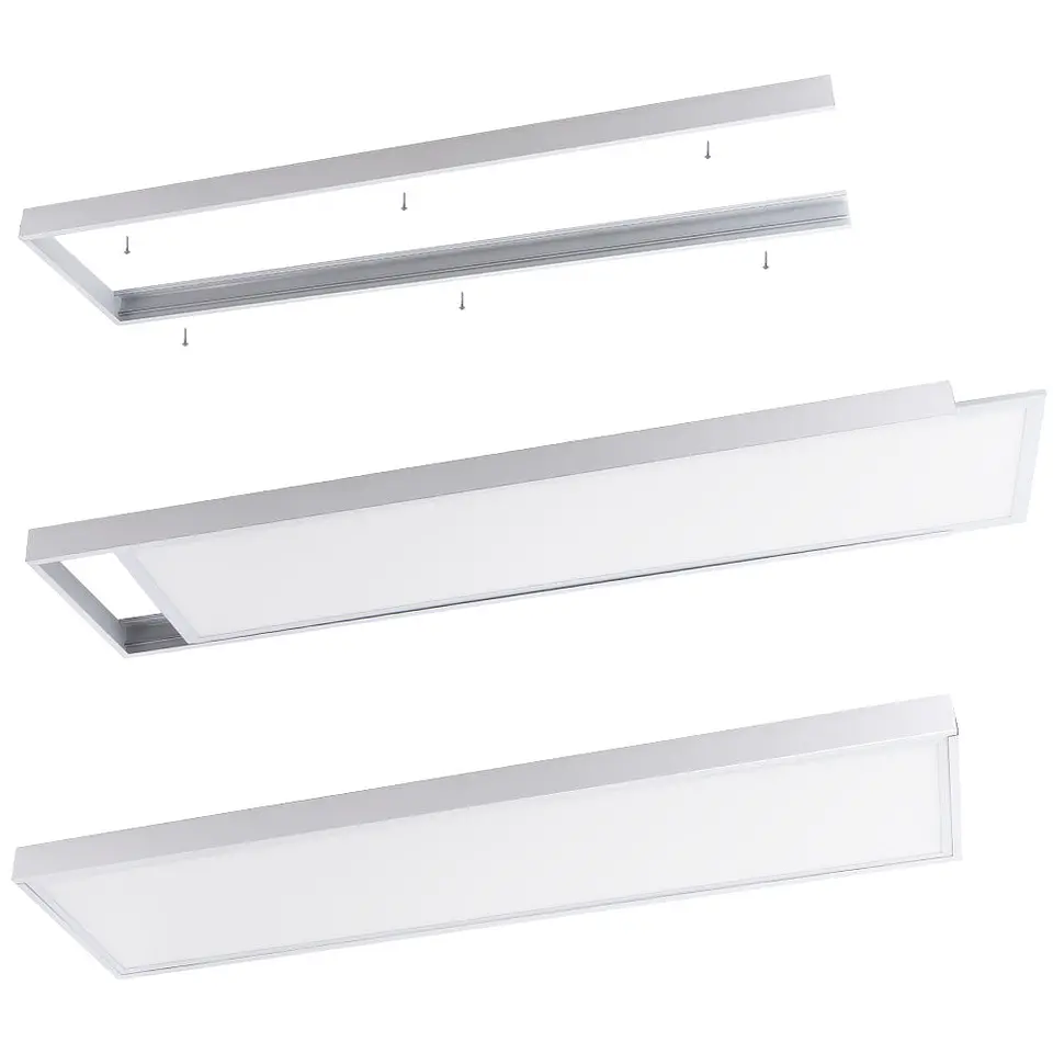 Marco InstalaciÃ³n Superficie Panel Led 1200x300 [BX3-M-P-1200300] 2