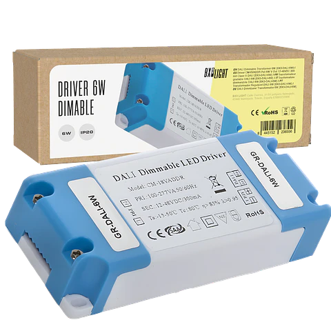 Driver CM-6VADDR Pot.6W V Out 12-48VDC 300 mA Clase II DALI [BX3-DALI-6W]