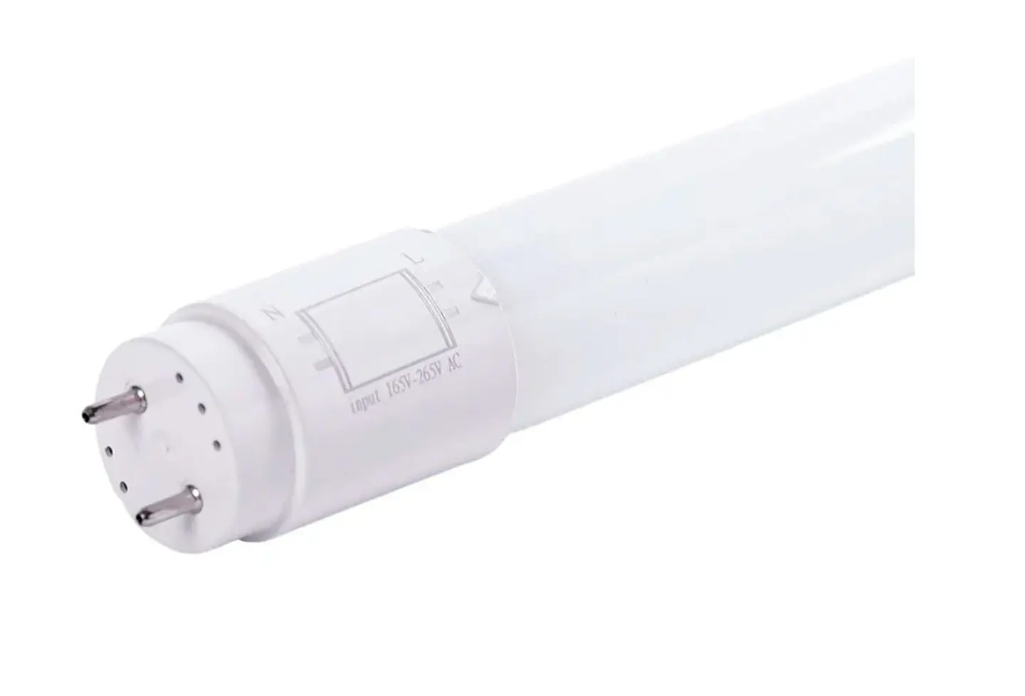 Tubo LED T8 9W 1.440Lm 4000ÂºK Vidro 60Cm ConexÃ£o 1 Ponta 40.000H [HO-T8GL60-1E-9W-W] 1