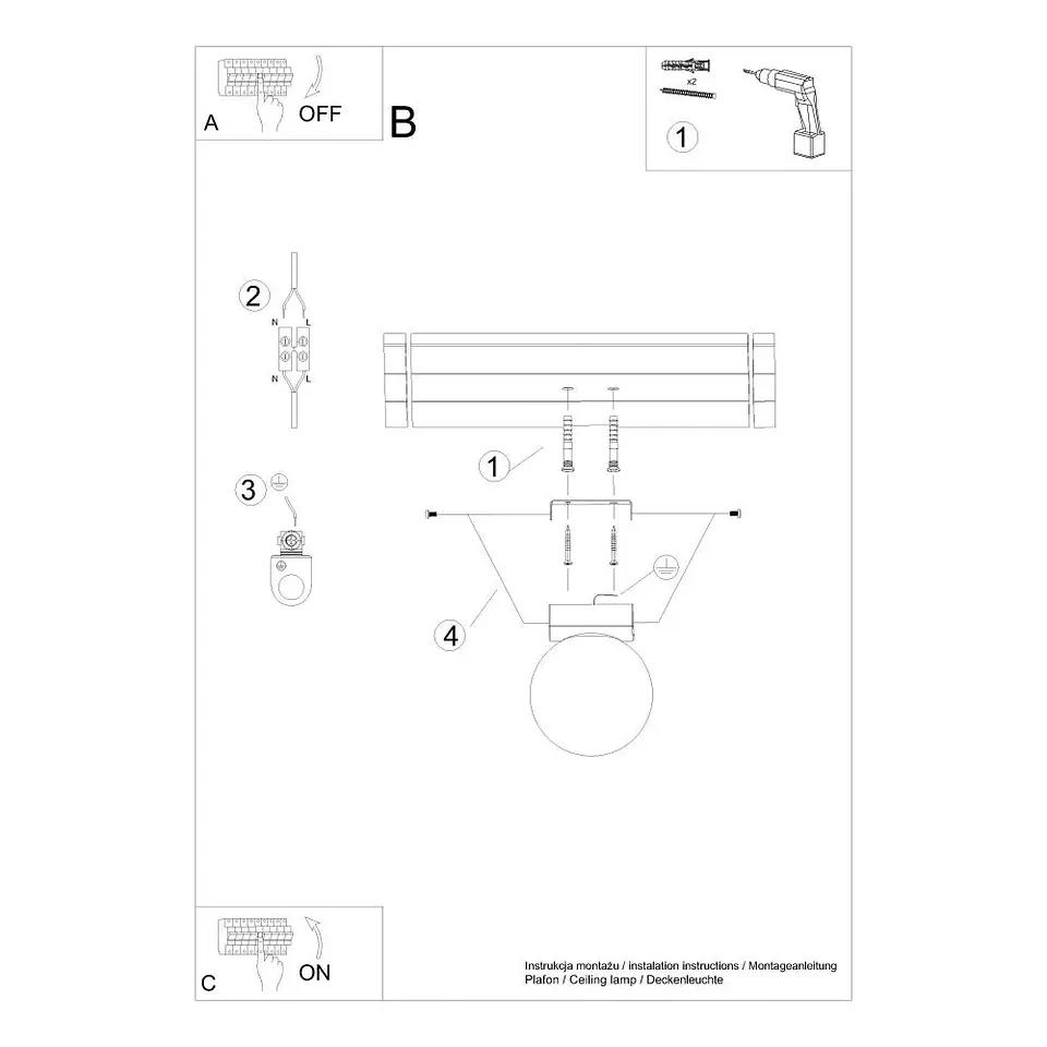 Luz De Teto YOLI 1 [SOL-SL.1146] 5