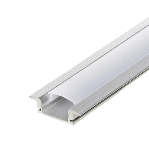 Perfil de Aluminio para Fita LED - Difusor Opala RL-A1708 x 2M [BX3-A1708]