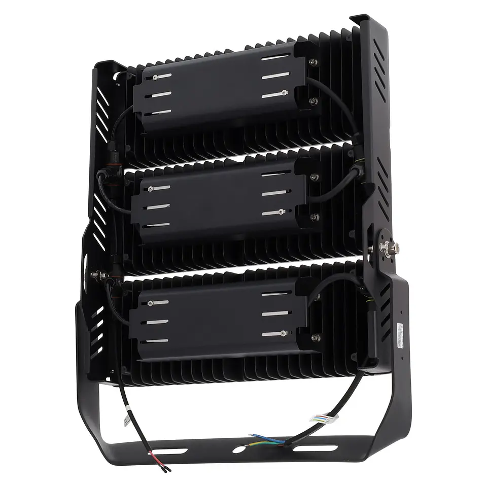 Projetor LED para estÃ¡dio 750W Refletor 150 lm/W IP66 0-10V Lumileds 5050 100.000H [1916-750W-5000K-60-CW] 2