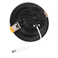 Foco Downlight Circular LED 9W 900Lm 4000ÂºK Antirreflexo UGR19 40.000H Preto - Thumbnail 4