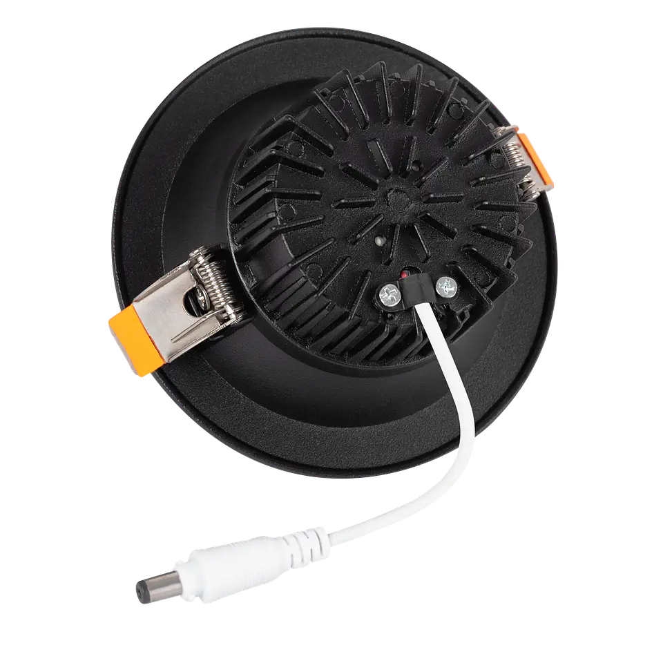 Foco Downlight Circular LED 9W 900Lm 6000ÂºK Antirreflexo UGR19 40.000H Preto 4