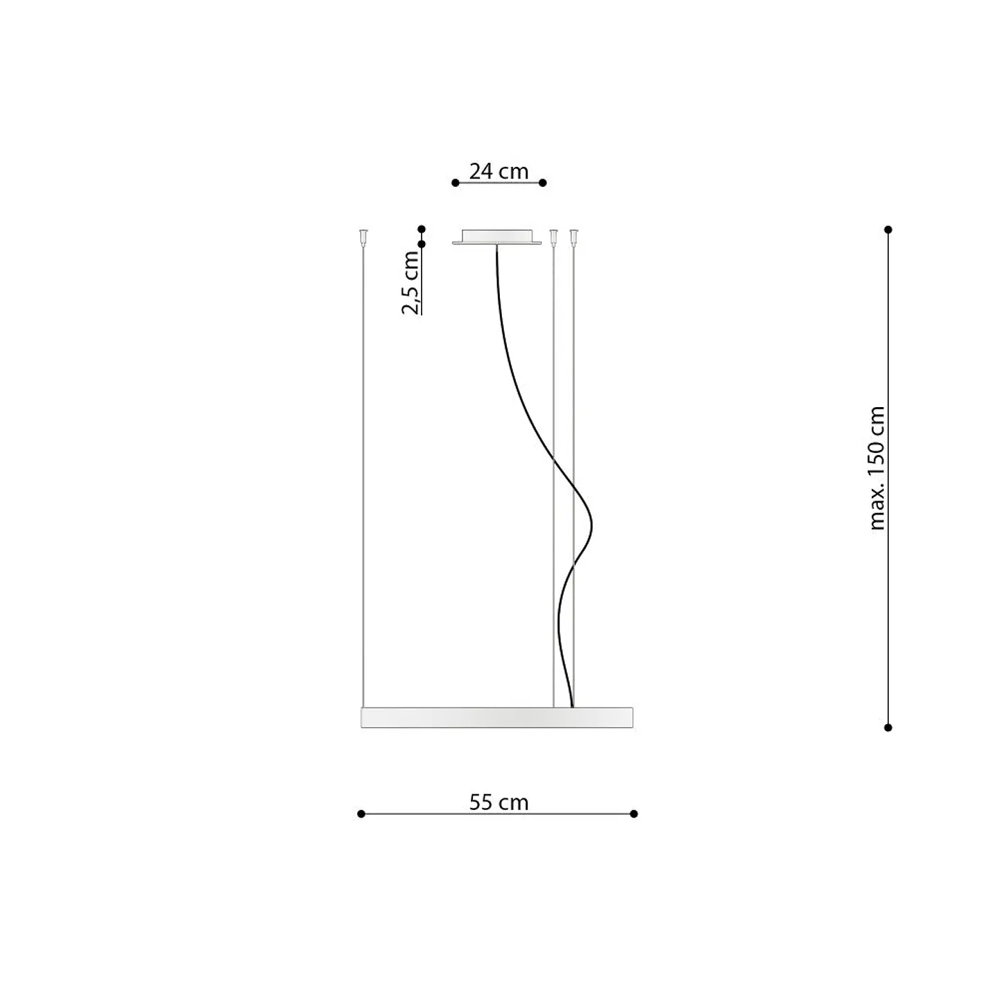 Lampada Pendurada RIO 55 3000K [SOL-TH.105] 8