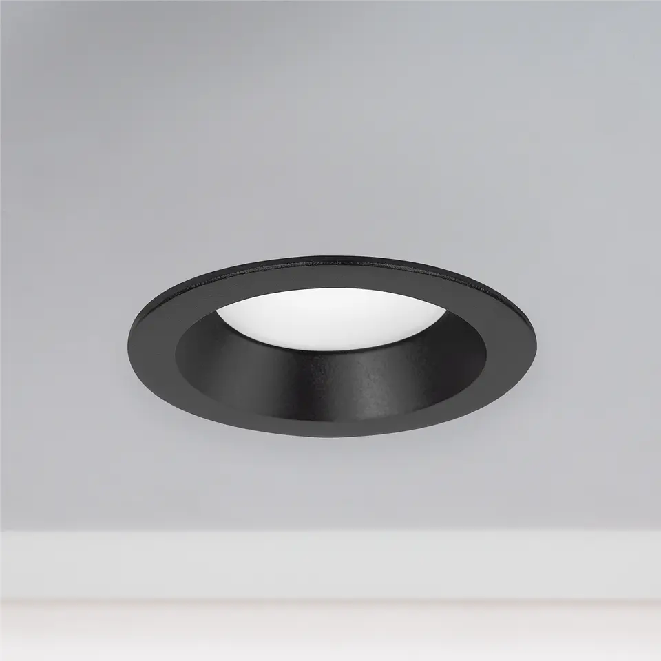 Foco Downlight Circular LED 9W 900Lm 6000ÂºK Antirreflexo UGR19 40.000H Preto 5