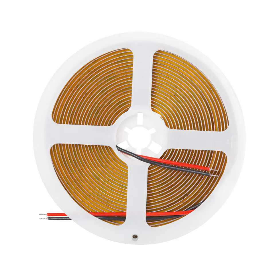 Fita LED COB 5M 12W/M 960Lm/M 2700ÂºK IP20 24VDC [SKY-FSLCOB-480L-10mm-WW] 2