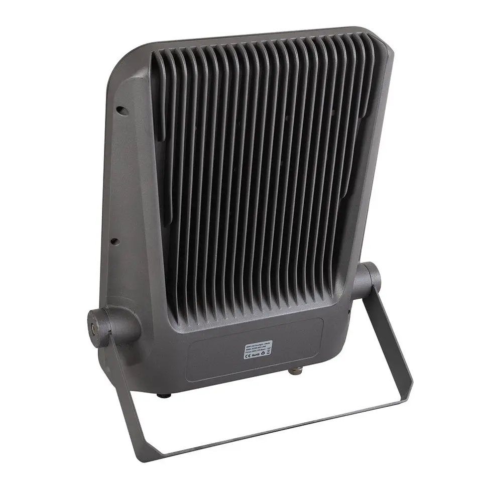 Holofote LED 200W 36000Lm 90Âº 5000ÂºK IP65 Transformador Moso 100.000H [1916-FL-J-200W-CW] 12