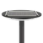 Sensor de luz de rua LED solar de 100 W com controlo remoto, branco frio - Thumbnail 2