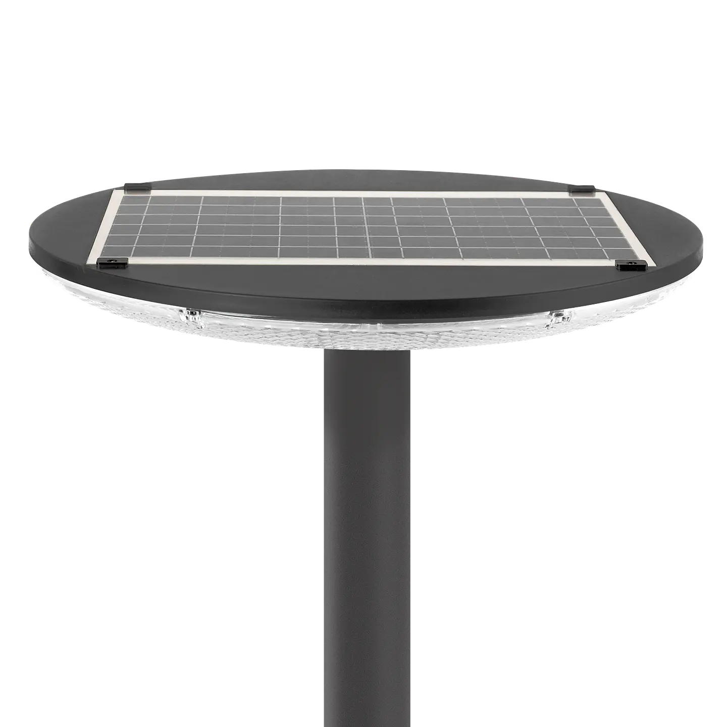 branco morno solar do sensor de controle remoto da luz de rua do diodo emissor de luz 100W 2