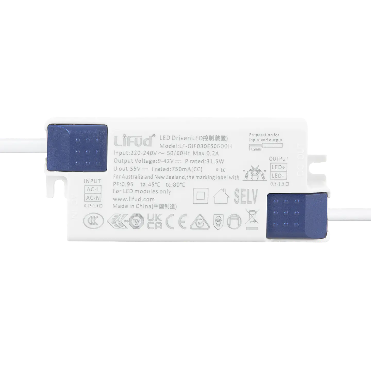 Downlight LED 24W 140Lm/W Driver LIFUD Flicker Free 4000ÂºK [HO-DL01-LI-24W-W] 3