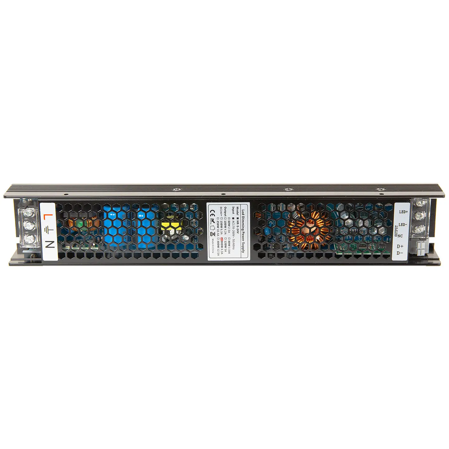 Transformador LED Regulavel 0-10V 170-260V 24V 8.3A 200W IP20 [CP-HRS-200-24] 3