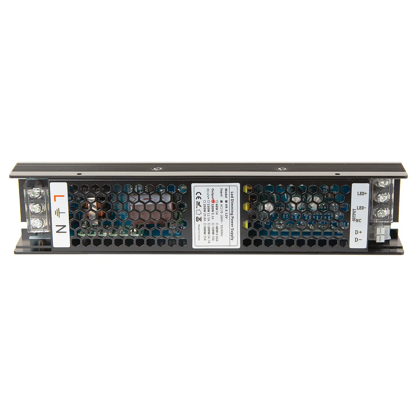 Transformador LED Regulavel 0-10V 170-260V 12V 8.3A 100W IP20 [CP-HRS-100-12] 3
