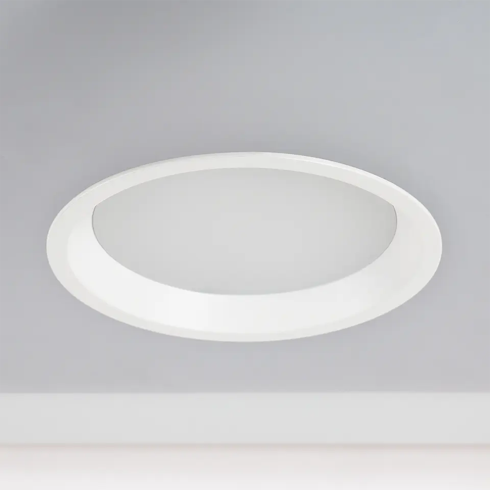 Downlight LED 24W 140Lm/W Driver LIFUD Flicker Free 4000ÂºK [HO-DL01-LI-24W-W] 5
