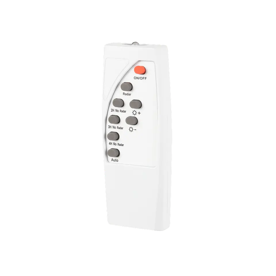 branco morno solar do sensor de controle remoto da luz de rua do diodo emissor de luz 100W 7
