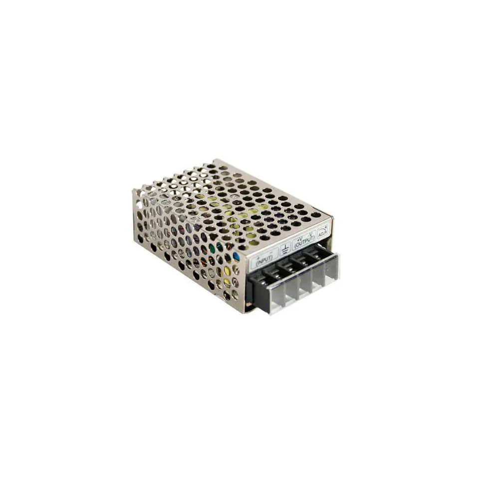 Rs-15-48 Transformador Meanwell Em: 88-264Vac Fora: 48Vdc 0,313 A 15W Isolamento 3000 Vac 1