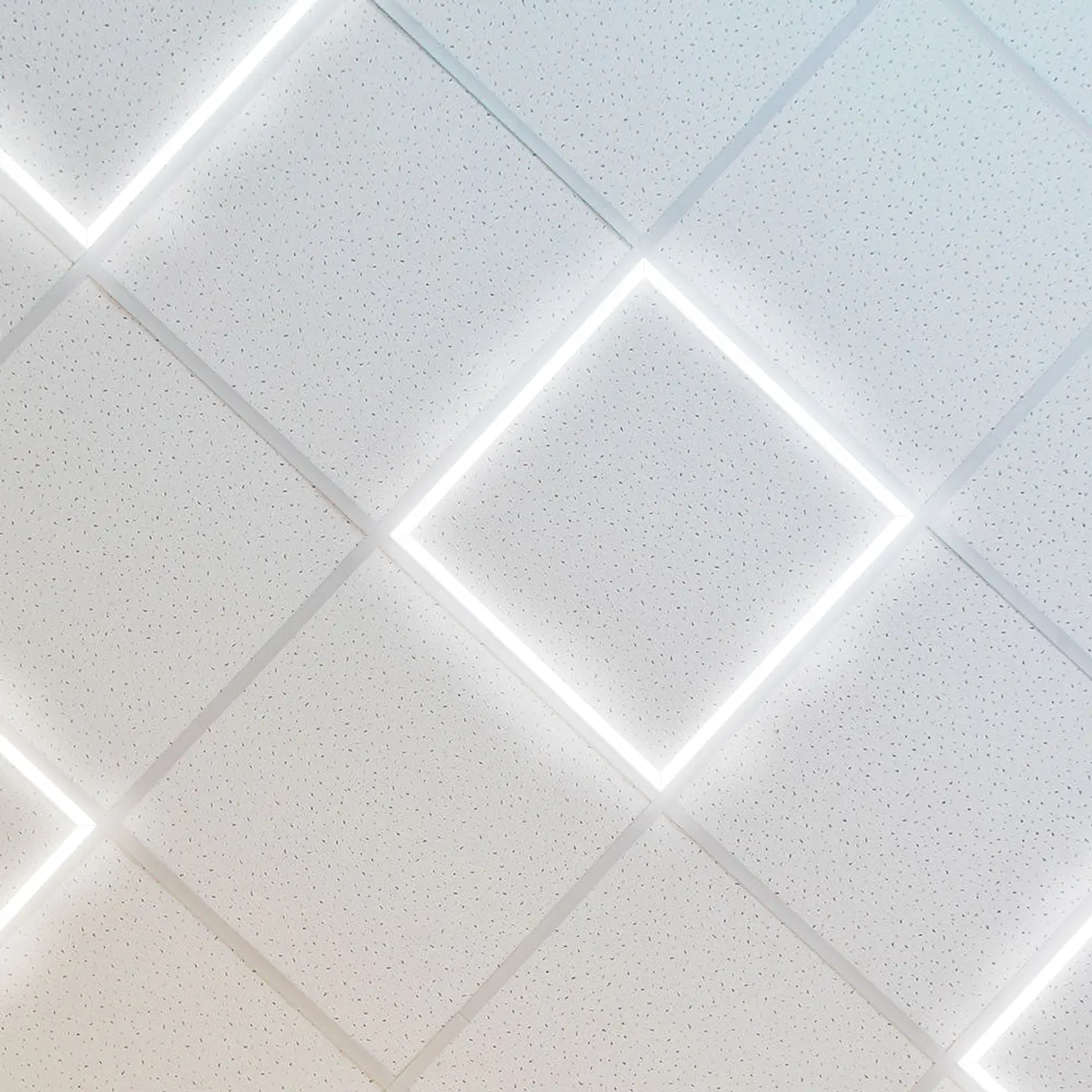 Painel LED 40W 4000Lm 6000ÂºK 60X60Cm Moldura Luminosa 40.000H [HO-LPF-6060-40W-CW] 2
