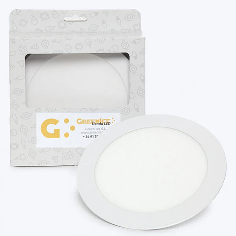 Placa LED 12W 805Lm 2700ºK Caixa Personalizada Circular 40.000H [HO-PLCIR-12W-WW-EP02]