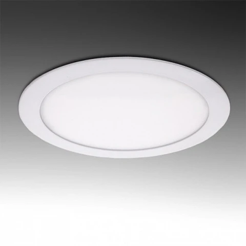 Placa LED 12W 860Lm 4200ºK Caixa Personalizada Circular 40.000H [GR-RDP09-12W-W-EP02]