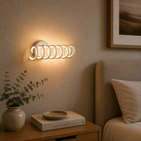 Aplique LED 15W 1147Lm 4200ºK Spring-2 40.000H [HO-WL-SPRING-2-15W-W]