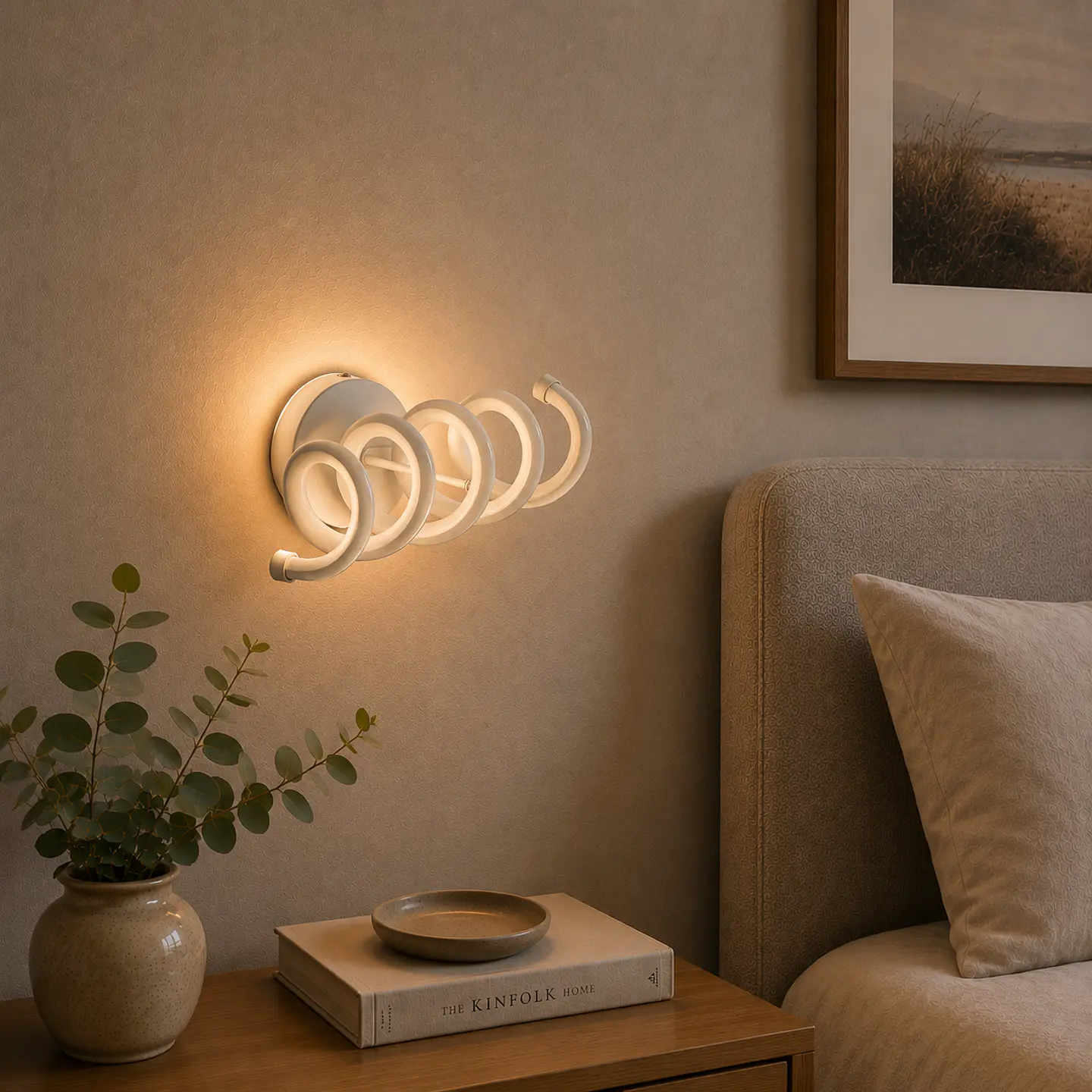Aplique LED 10W 765Lm 4200ÂºK Spring-1 40.000H [HO-WL-SPRING-1-10W-W] 1