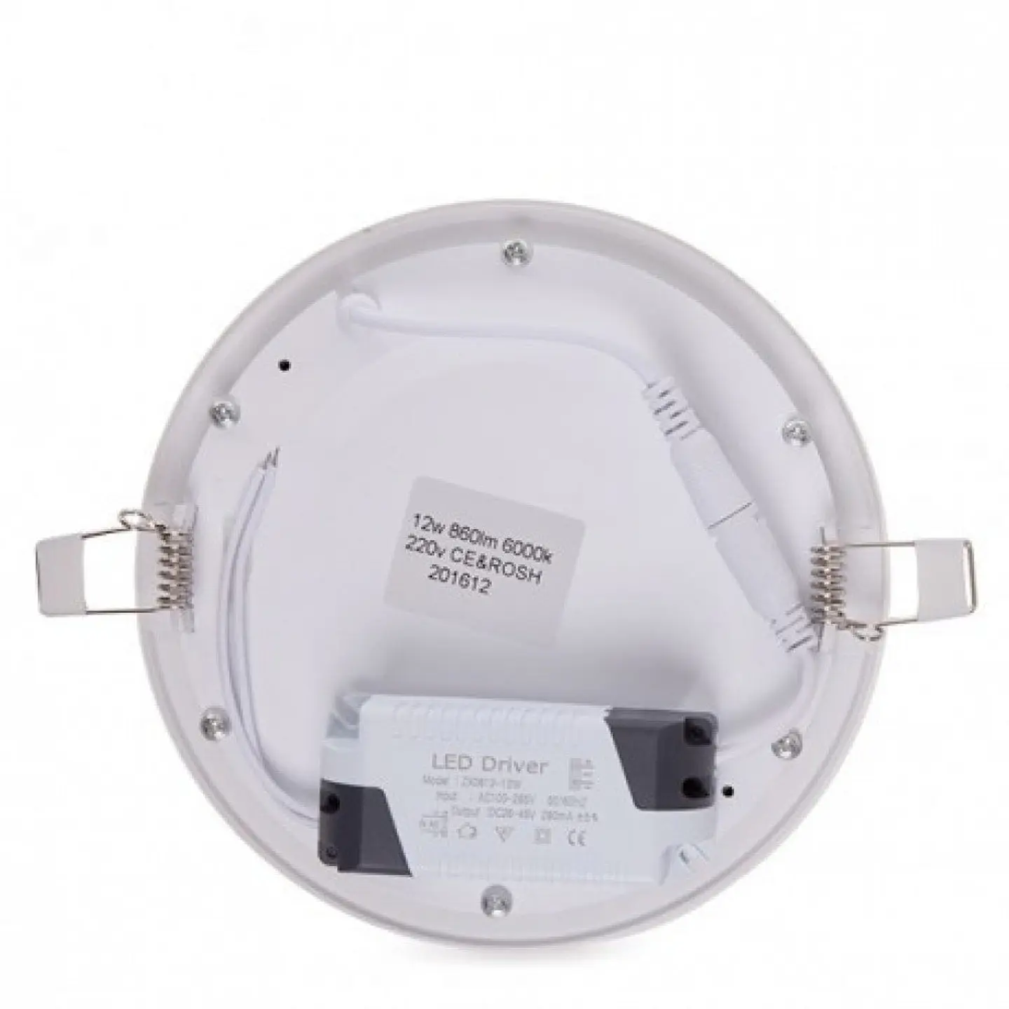 Placa LED 12W 860Lm 6000ÂºK Caixa Personalizada Circular 40.000H [JL-GP-LZ-2-EP02] 5
