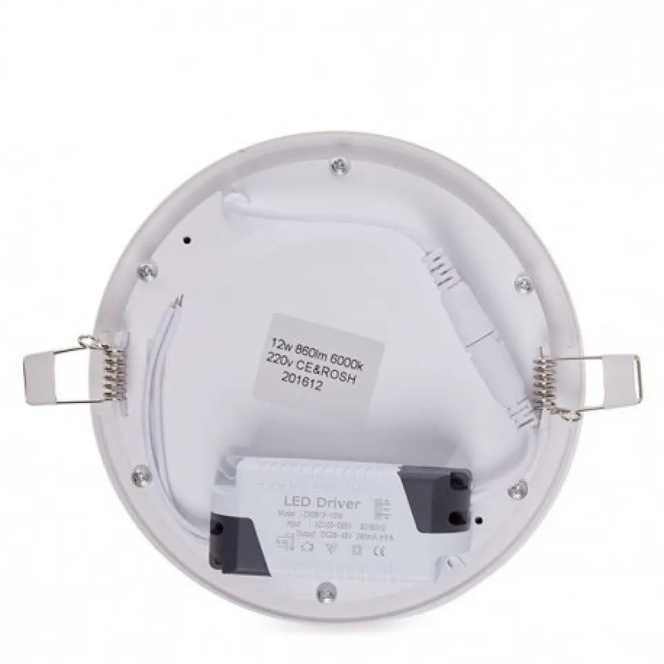 Placa LED 12W 860Lm 6000ÂºK Caixa Personalizada Circular 40.000H [JL-GP-LZ-2-EP02] 5