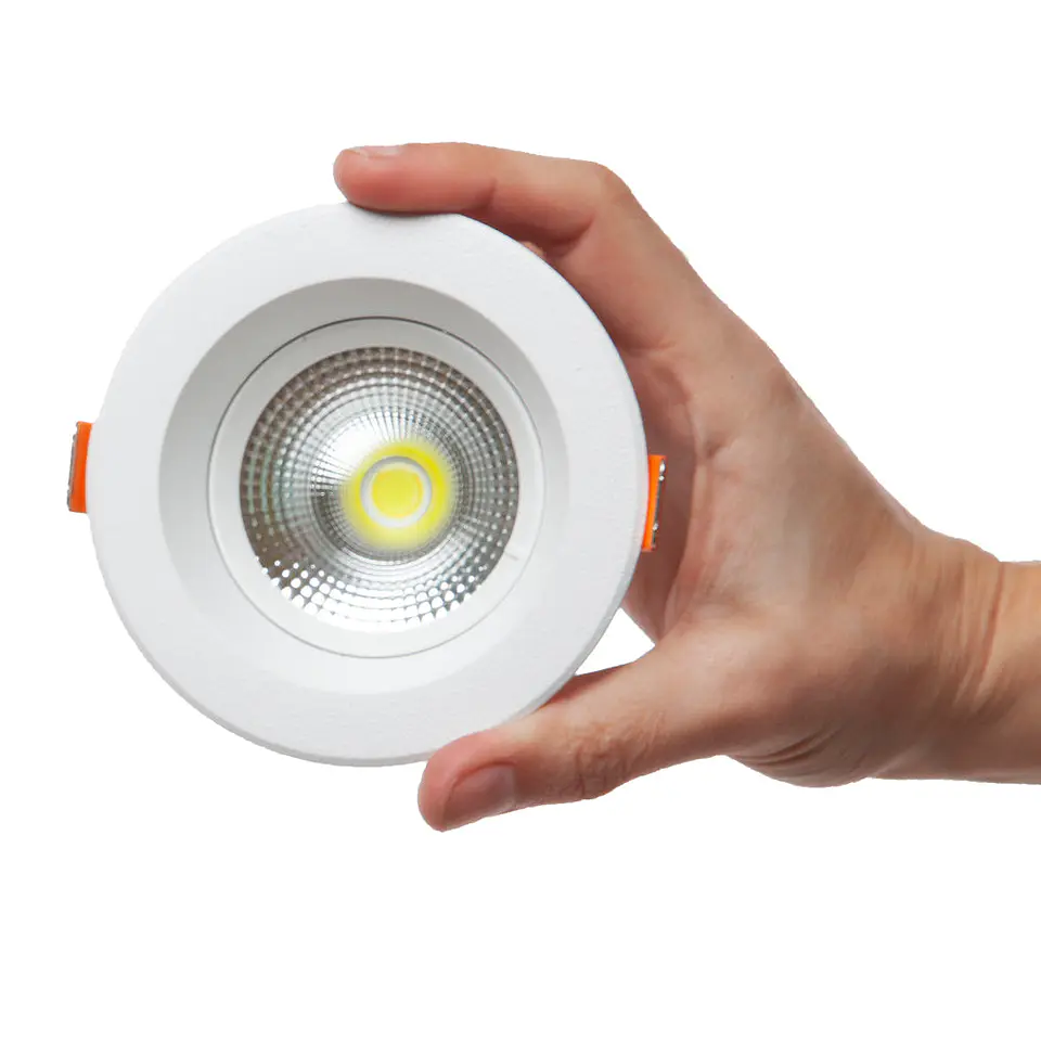 Foco Downlight Circular LED 7W 980Lm 2700ÂºK Antirreflexo UGR19 40.000H [HO-DL-AD-COB-7W-WW] 3