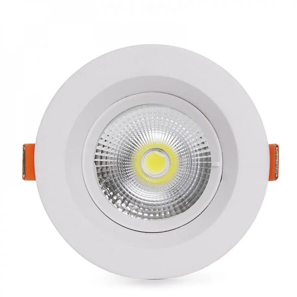 Foco Downlight Circular LED 7W 980Lm 4200ÂºK Antirreflexo UGR19 40.000H [HO-DL-AD-COB-7W-W] 4