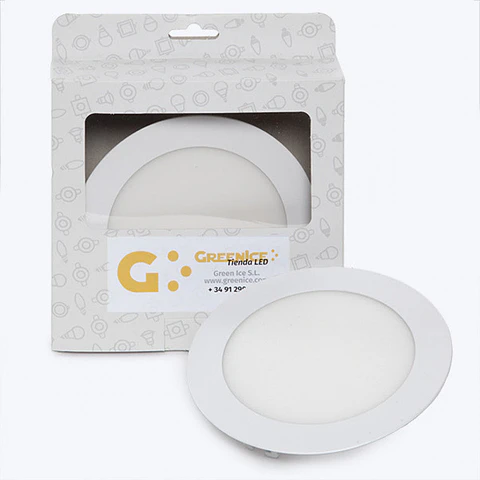 Placa LED 9W 720Lm 6000ºK Caixa Personalizada Circular 40.000H [HO-PLCIR9W-CW-EP02]
