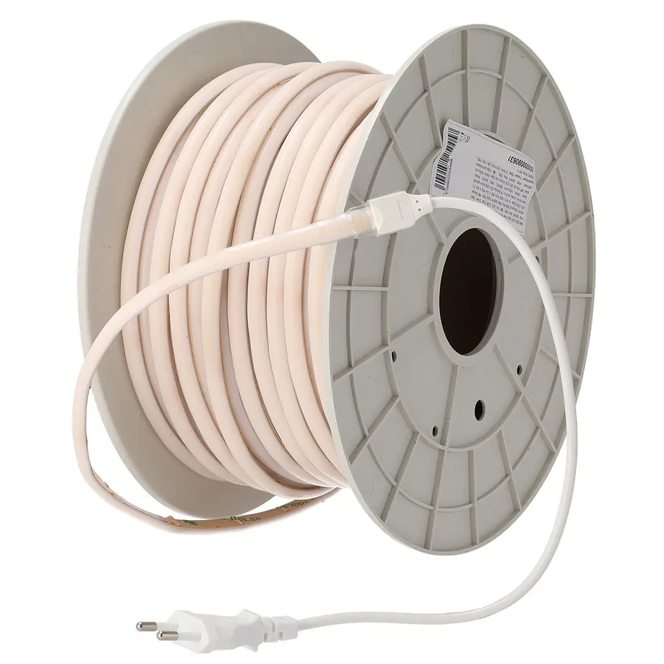 Fita de LED COB Driver Livre Opal 16W/M 1600Lm/M 220VAC IP65 3000ÂºK Rolo 50M 6