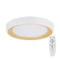 LuminÃ¡ria de teto LED decorativa 30W CCT 3000-6000ÂºK (tom de luz regulÃ¡vel) com controle remoto e acabamento branco - Thumbnail 1