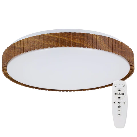 Lumiaria de teto LED decorativa 40W CCT 3000-6000ºK (tom de luz Regulavel) Controle remoto