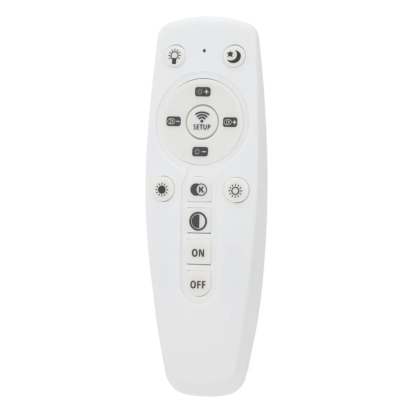 LuminÃ¡ria de teto LED decorativa 30W CCT 3000-6000ÂºK (tom de luz regulÃ¡vel) com controle remoto e acabamento branco 2