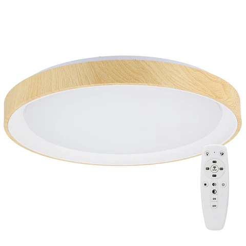 Lumiaria de teto LED decorativa 36W CCT 3000-6000ºK (tom de luz Regulavel) Controle remoto