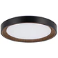 LuminÃ¡ria de teto LED decorativa 36W CCT 3000-6000ÂºK (tom de luz regulÃ¡vel) com controle remoto e acabamento preto - Thumbnail 3