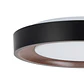 LuminÃ¡ria de teto LED decorativa 30W CCT 3000-6000ÂºK (tom de luz regulÃ¡vel) com controle remoto e acabamento preto - Thumbnail 4