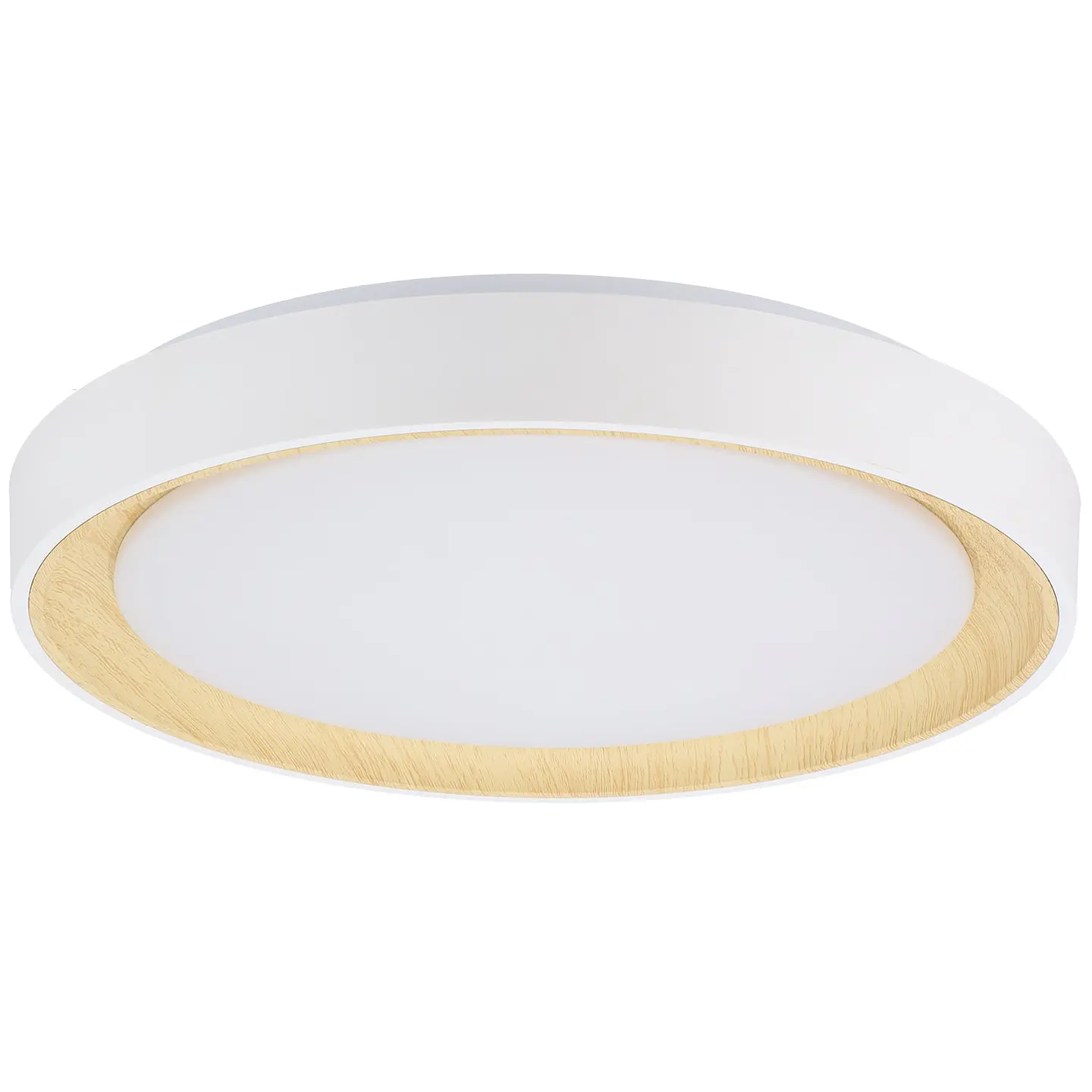 LuminÃ¡ria de teto LED decorativa 36W CCT 3000-6000ÂºK (tom de luz regulÃ¡vel) com controle remoto e acabamento branco 3