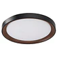 LuminÃ¡ria de teto LED decorativa 40W CCT 3000-6000ÂºK (tom de luz regulÃ¡vel) com controle remoto e acabamento preto - Thumbnail 3